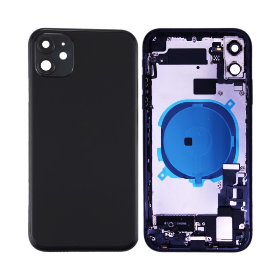 Tapa Traseira con Frame+Flex+Vibrator Apple iPhone 11 Negro